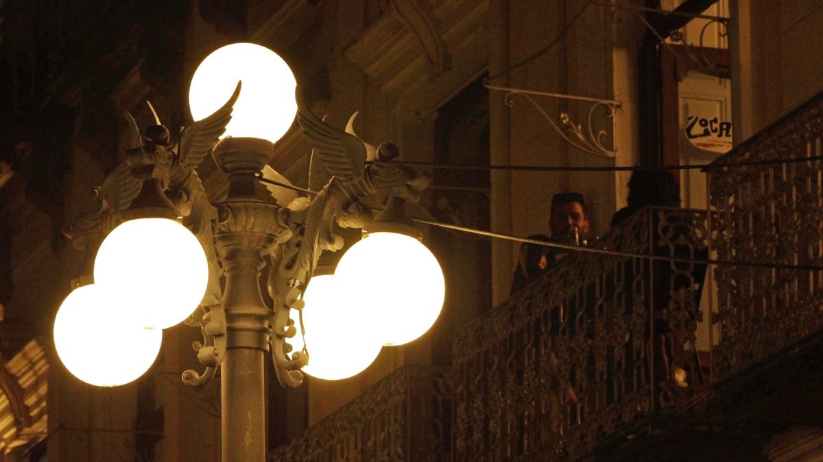 Robo de cable luminarias