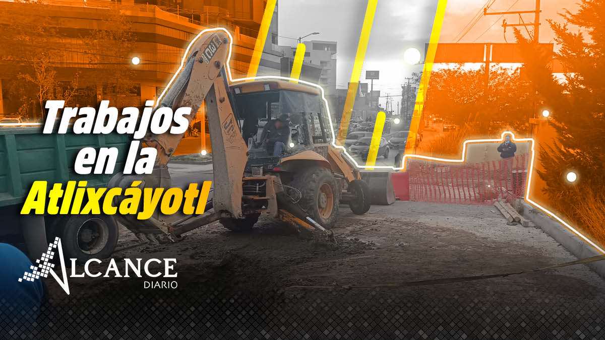 Trabajos en la Atlixcáyotl