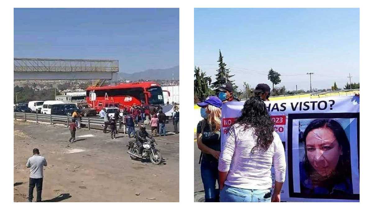 Bloqueo en la México Puebla