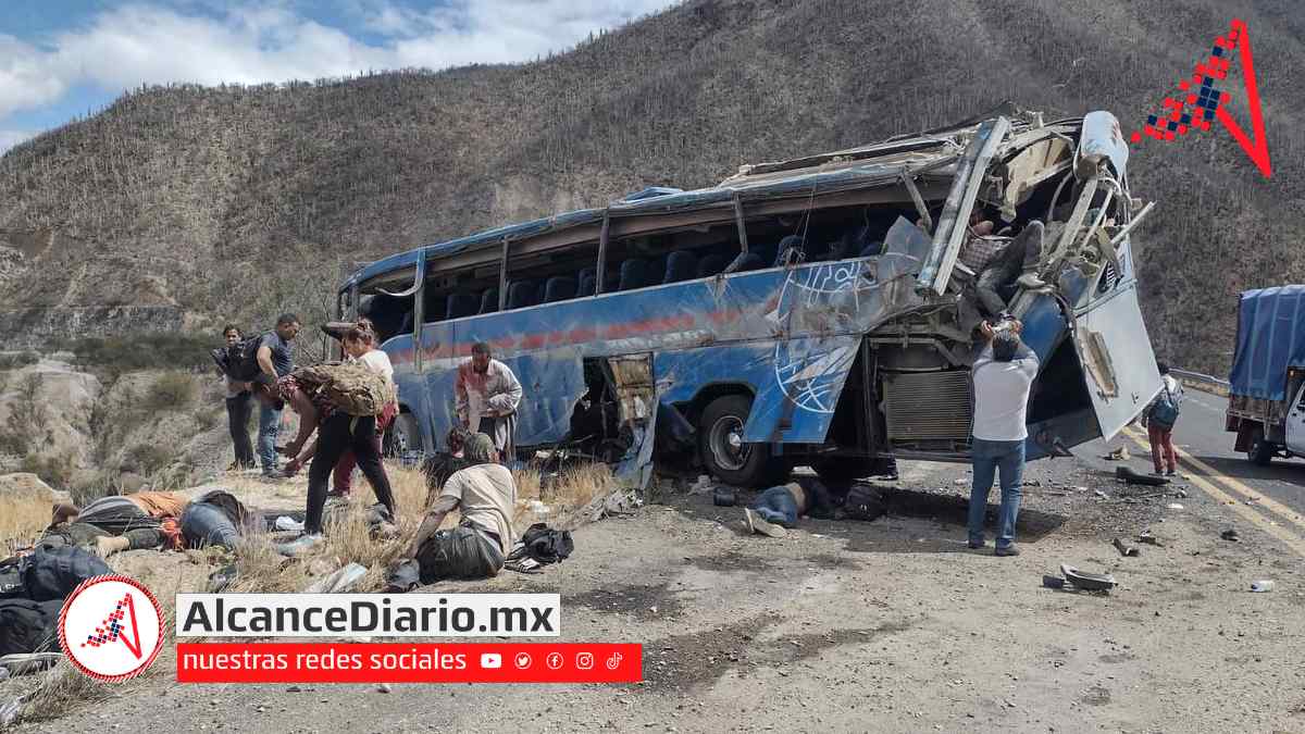 Choque en la Cuacnopalan Oaxaca deja muertos y heridos