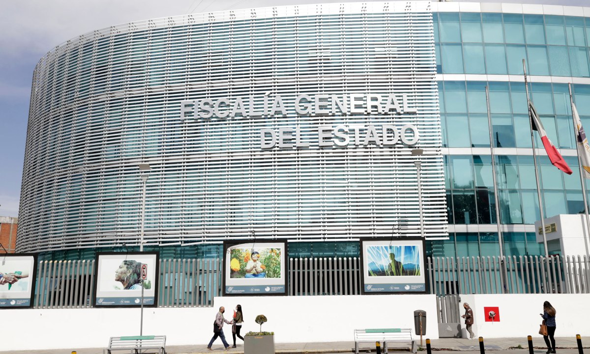 Fachada de la fiscalía de Puebla