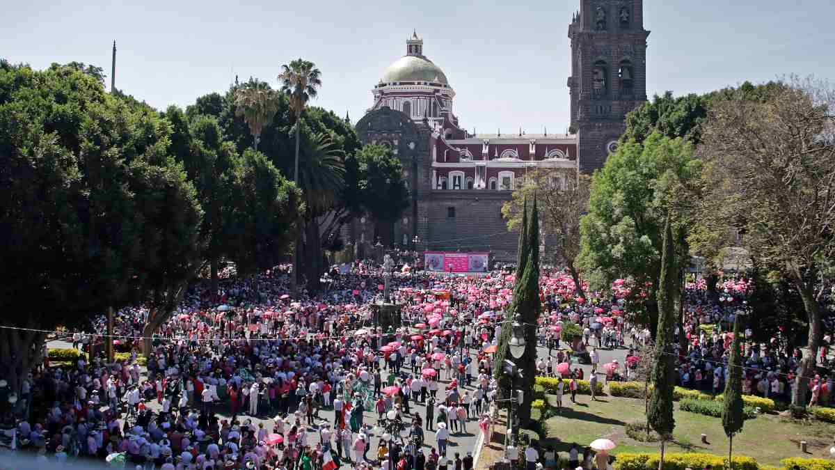 Marcha en defensa del INE