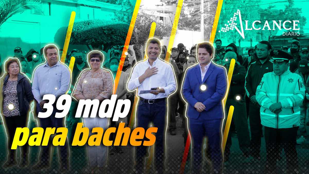 39 mdp para baches en Puebla
