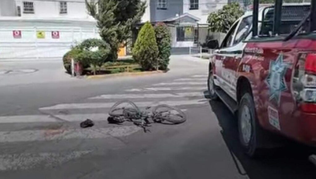 Abuelito atropellado por tolva en Tehuacán