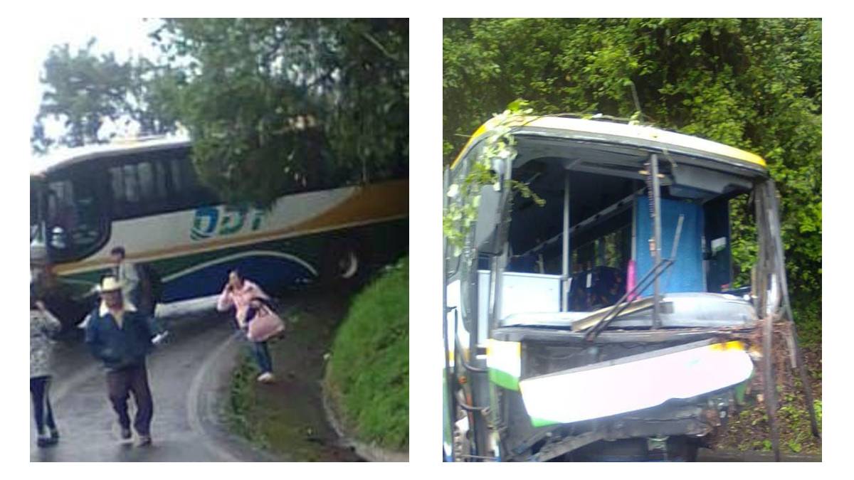 Accidente en Huauchinango