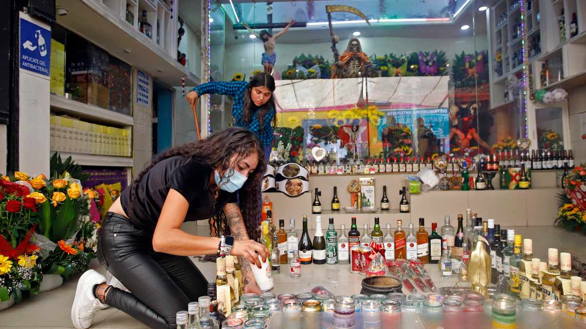 Altar a la Santa Muerte