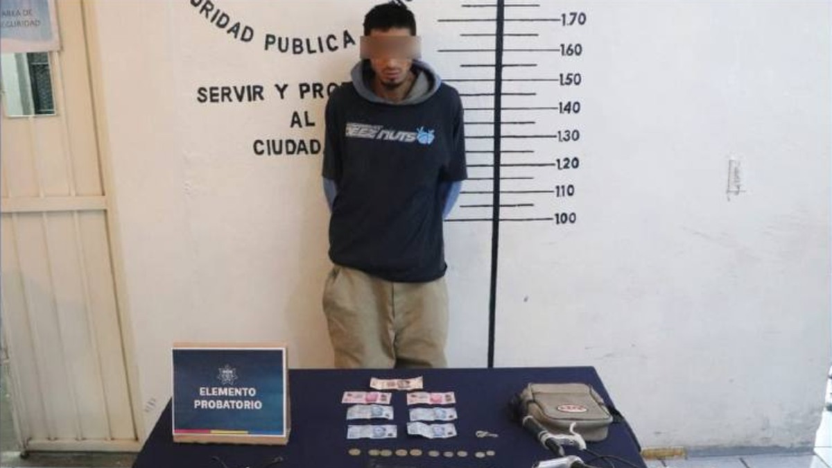 Ladrón de Oxxos detenido en Cuautlancingo