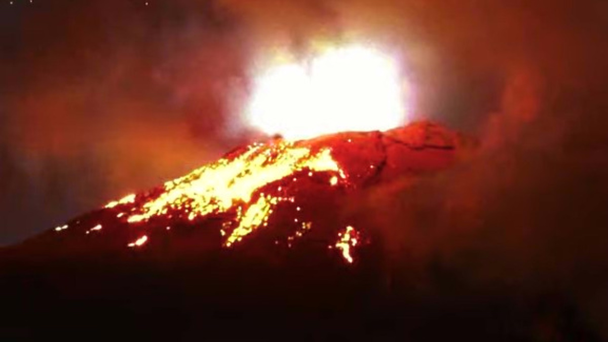 Popocatépetl-Explosión