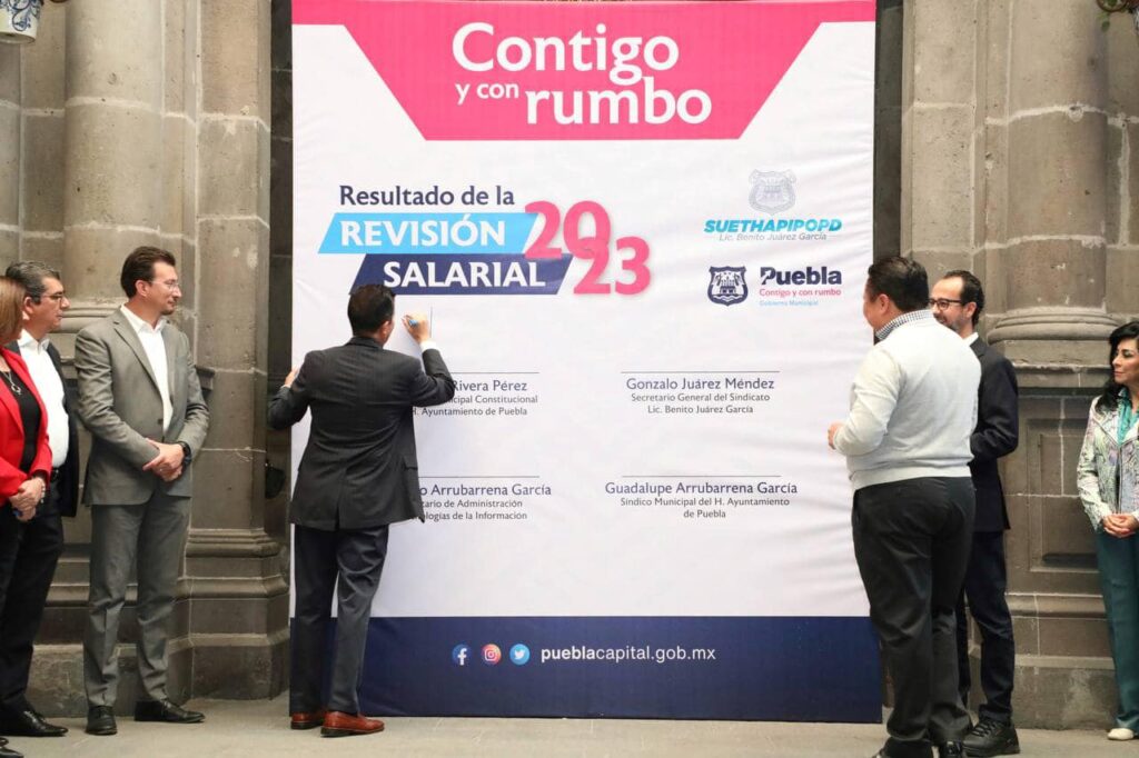 Revisión Salarial con el Sindicato de Trabajadores del Ayuntamiento de Puebla