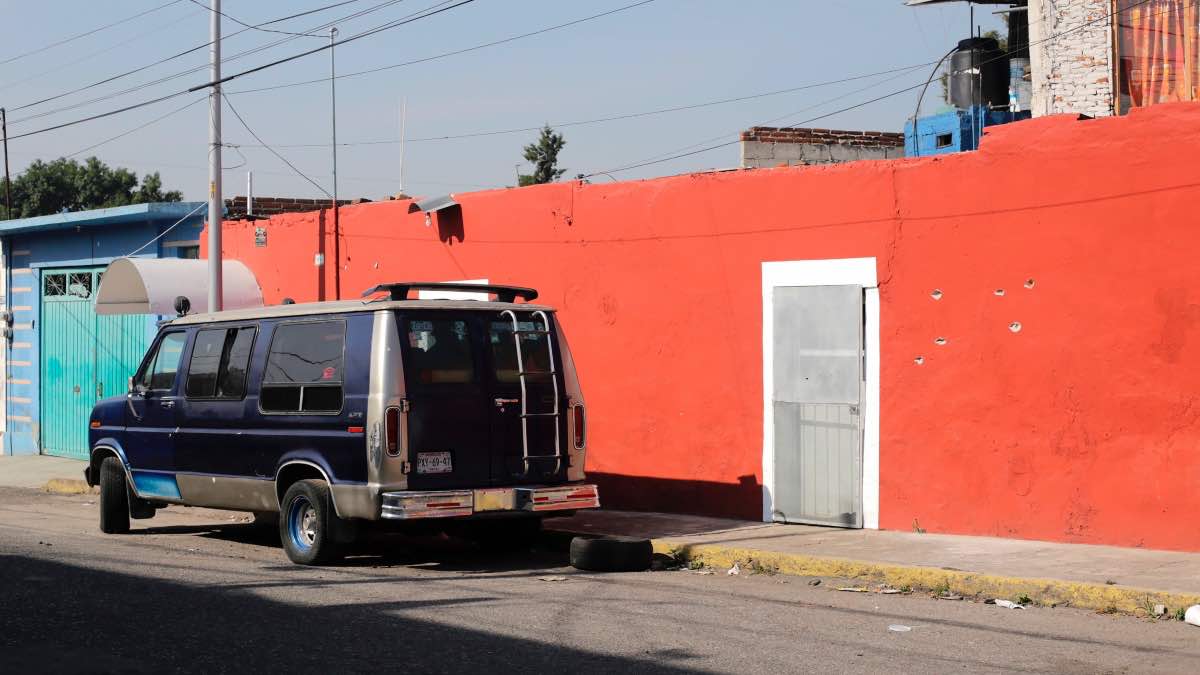 Balacera en la colonia Azteca