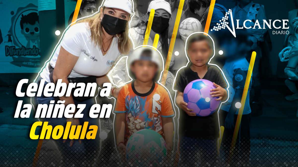 Celebran a la niñez en Cholula