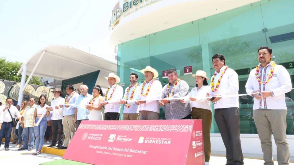 Inauguran Banco del Bienestar en Piaxtla Puebla