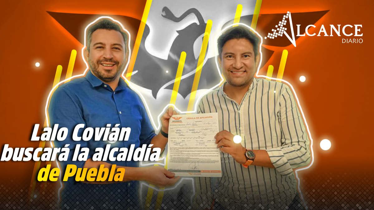 Con Movimiento Ciudadano, Eduardo Covián buscará la alcaldía de Puebla