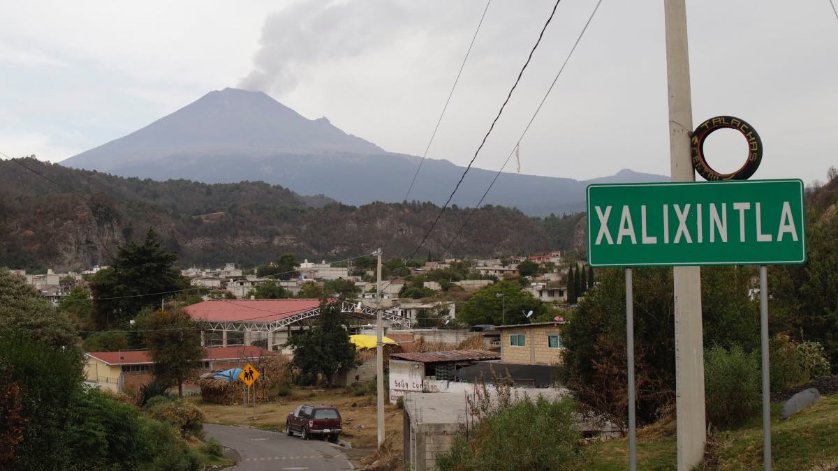 Municipios cercanos al Popocatépetl