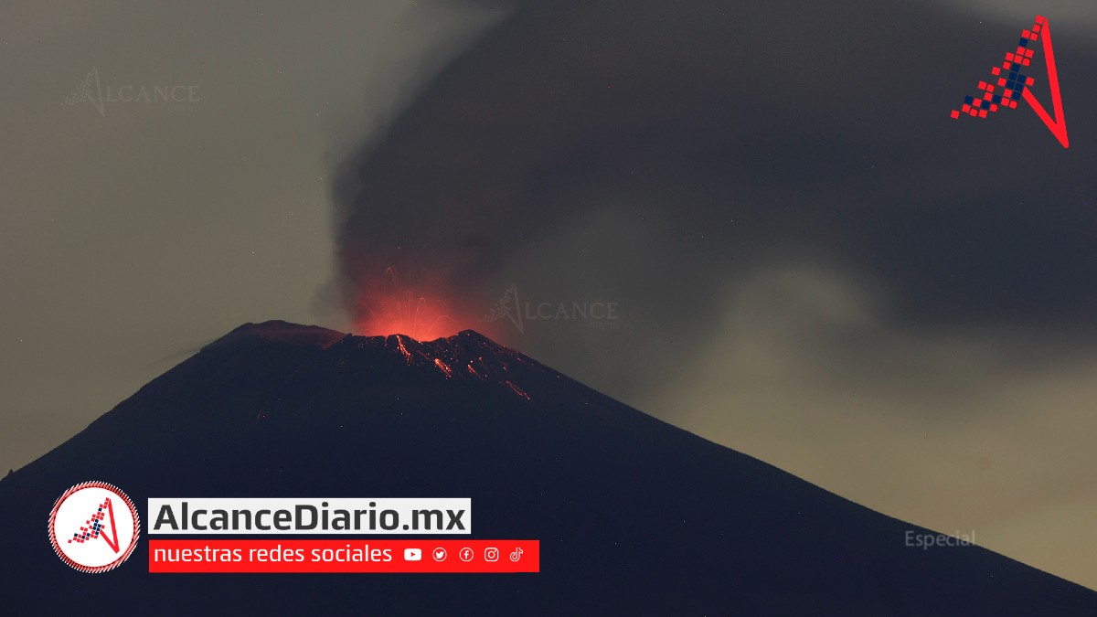 Popocatépetl en amarillo fase 3