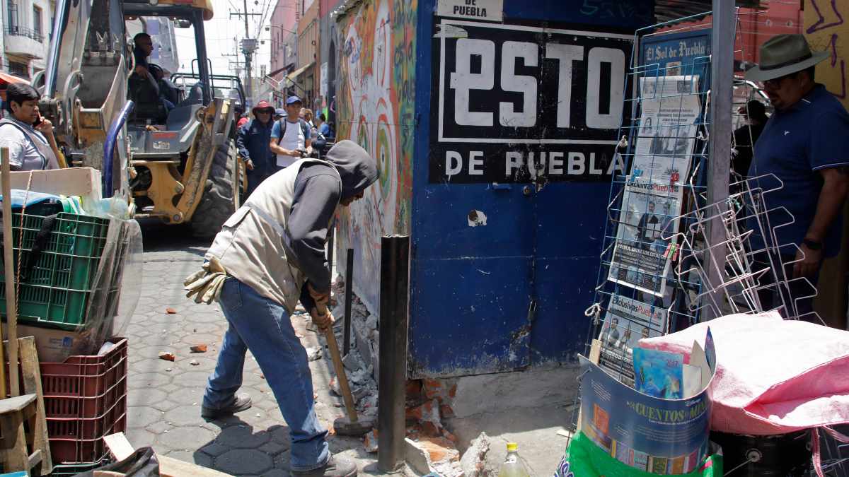 Retiro de casetas en Puebla