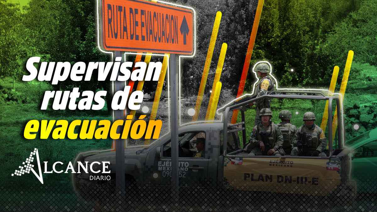 Rutas de evacuación del Popocatépetl