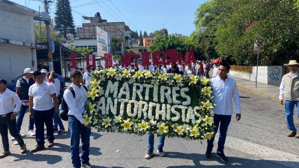 Antorchistas en Guerrero