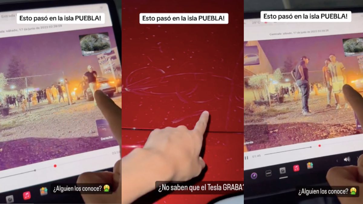 Va a Isla Angelópolis y le rayonean su Tesla