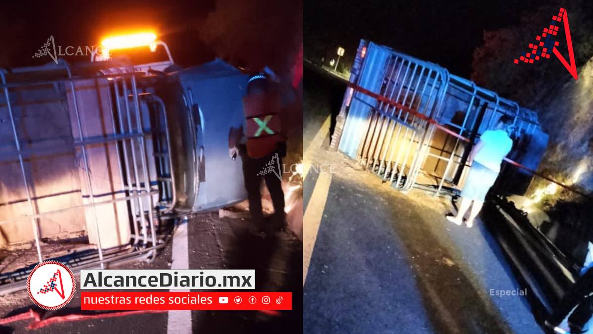 Volcadura en la Izúcar - Cuautla deja un muerto