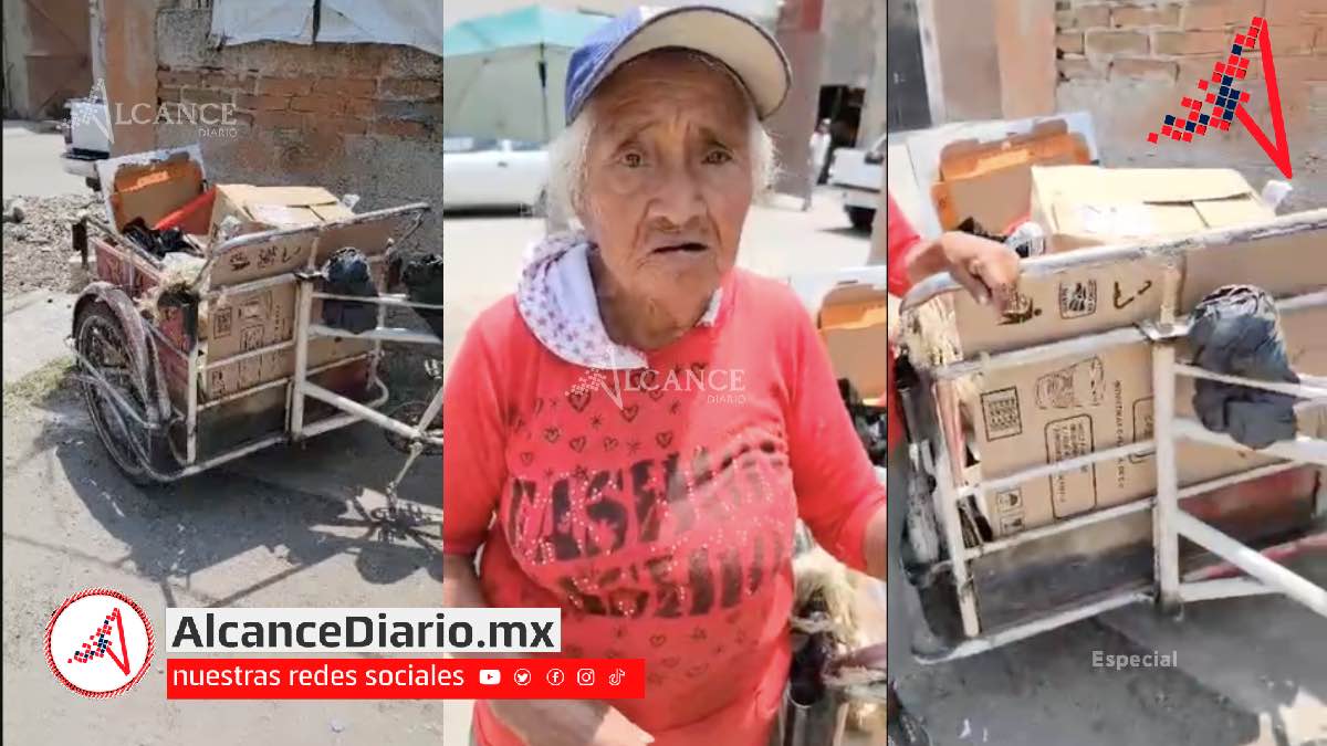 ¡Abusivos! Le roban a abuelita triciclo nuevo y le dejan uno viejo en Santa Margarita