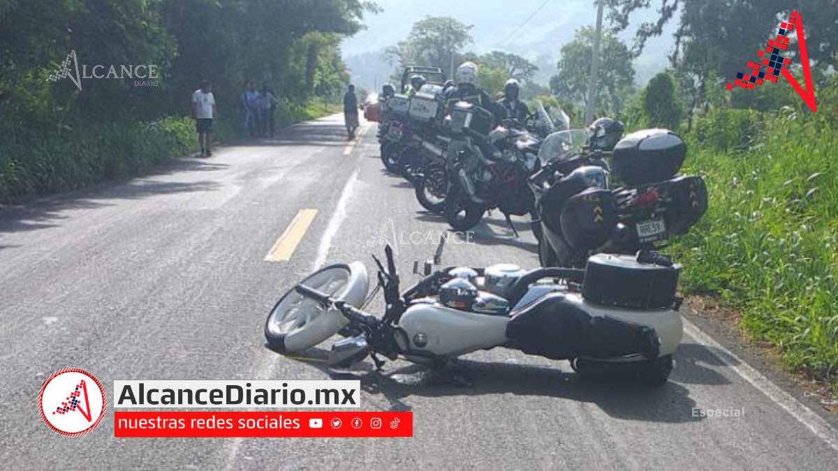 Accidente sobre la Federal México-Tuxpan cobra la vida de motociclista