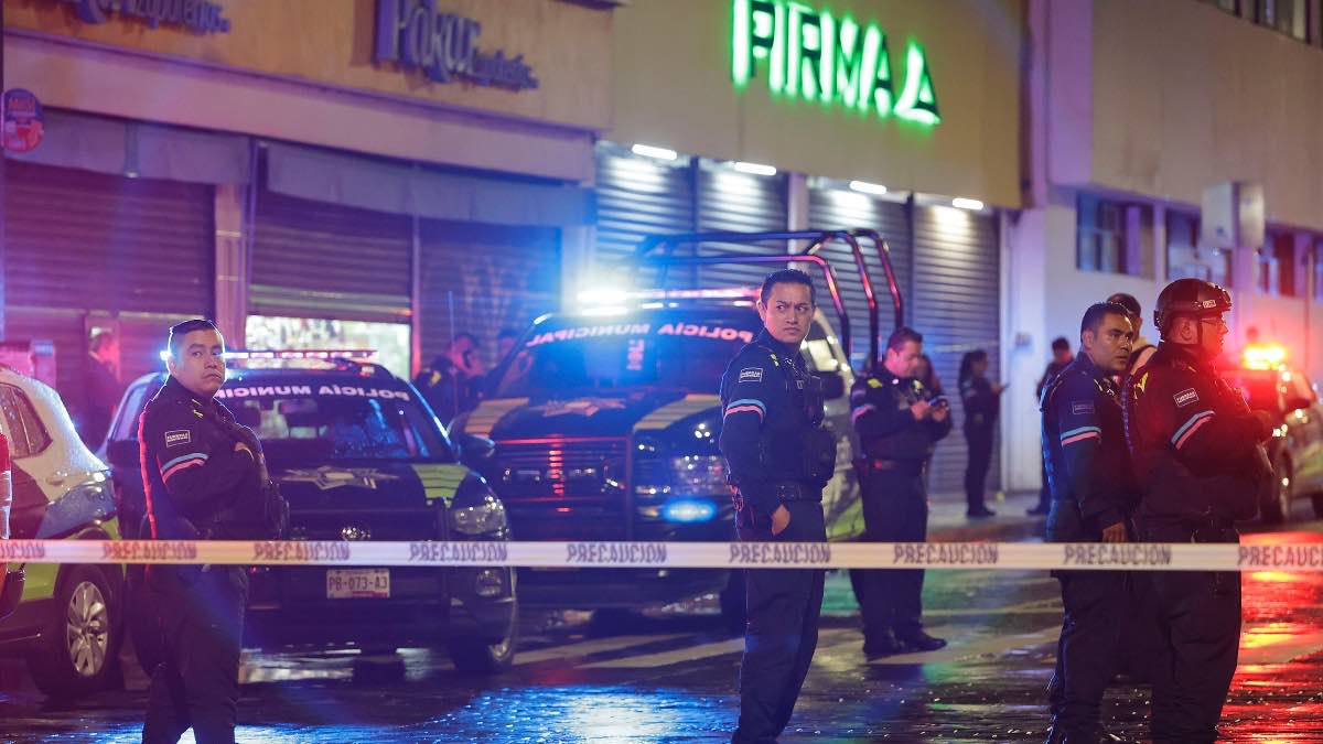 Asalto en el centro de Puebla