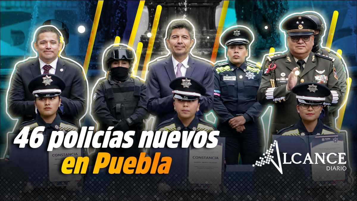 46 policía municipal nuevos en Puebla