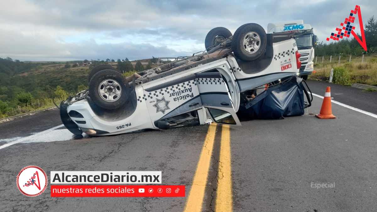 Accidente en Zacatlán