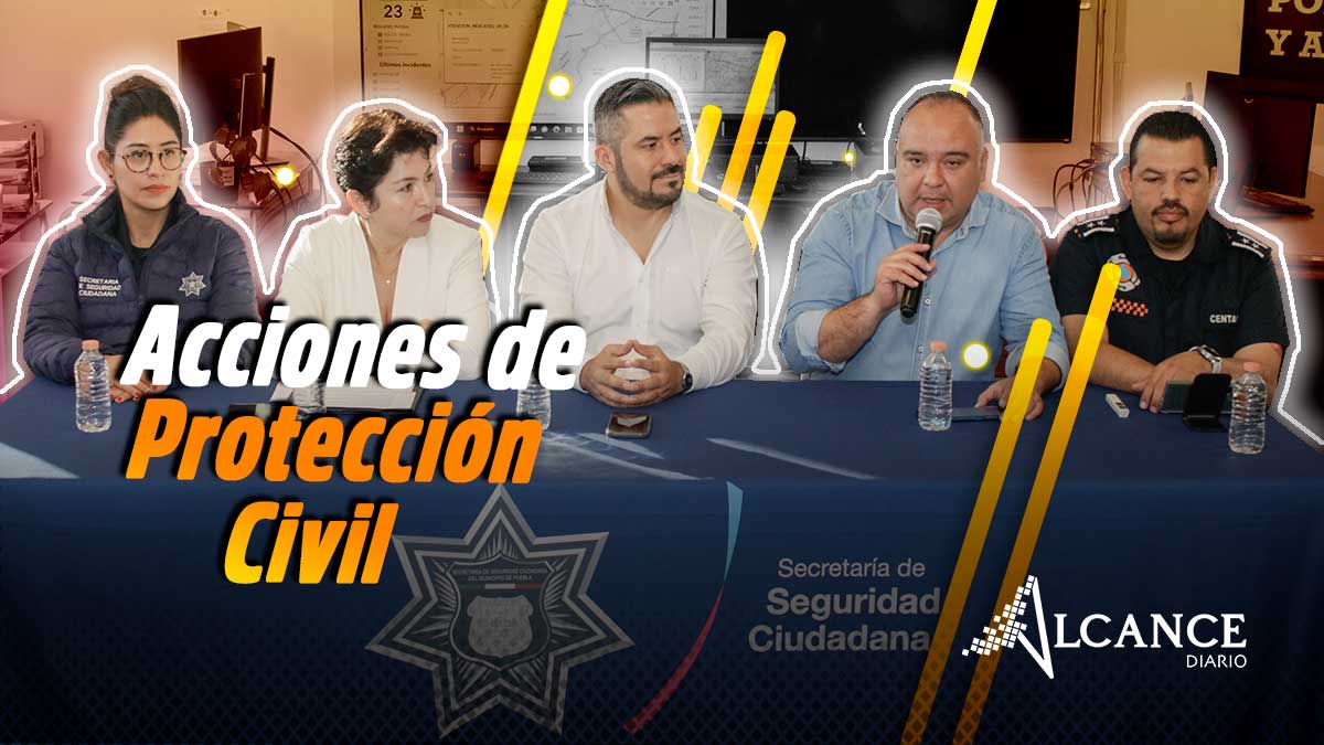 Acciones de Protección Civil de Puebla