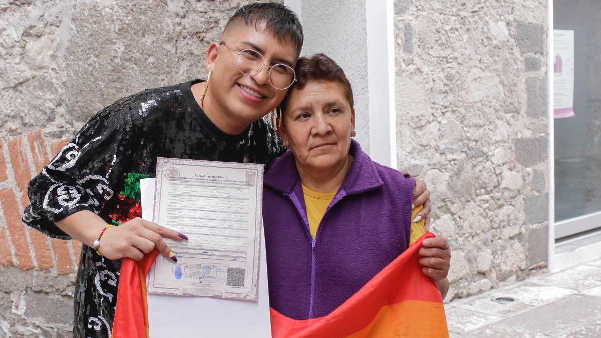 Acta de nacimiento No binario Puebla