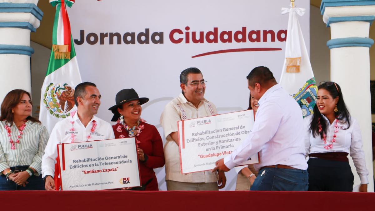En Jornada Ciudadana, anuncia Sergio Salomón reconstrucción de carretera en Izúcar