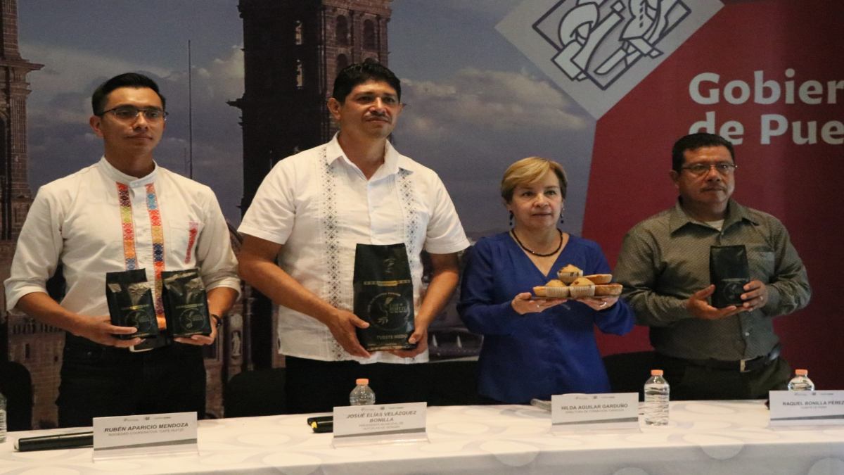 Conferencia de prensa para anunciar las actividades de la Feria de Huitzilan de Serdán (07 de agosto). Fotografía: Especial.