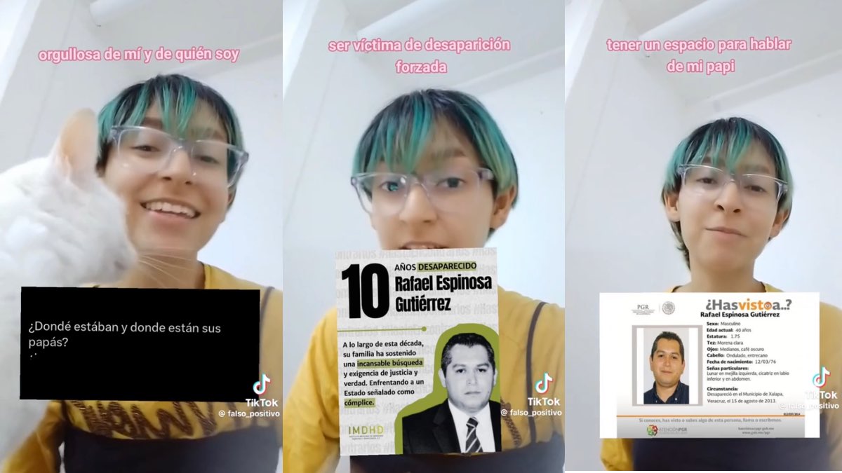 Estudiante de Puebla aprovecha ‘funa’ de Ricardo Salinas para denunciar desaparición de su papá