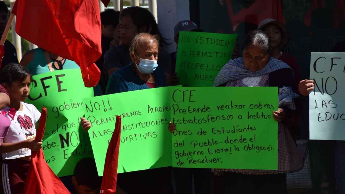 Manifestantes el día de ayer (22 de agosto). Fotografía: Especial