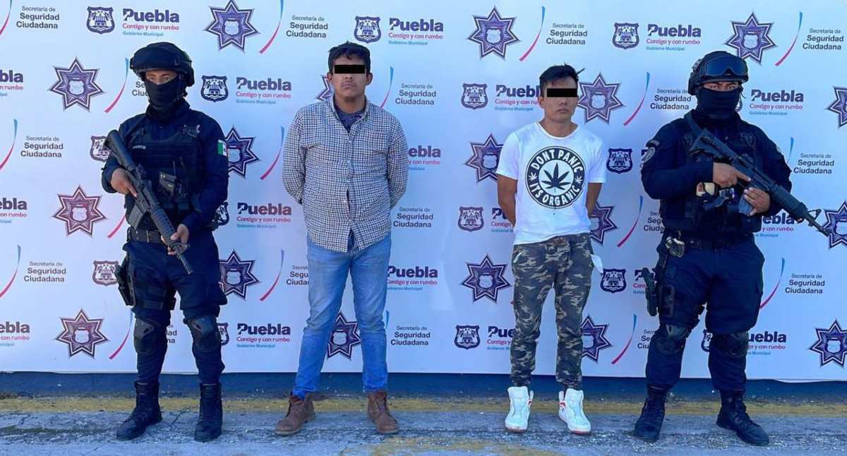 Ambos detenidos se encuentran en disposición del Ministerio Público (14 de agosto). Fotografía: Especial