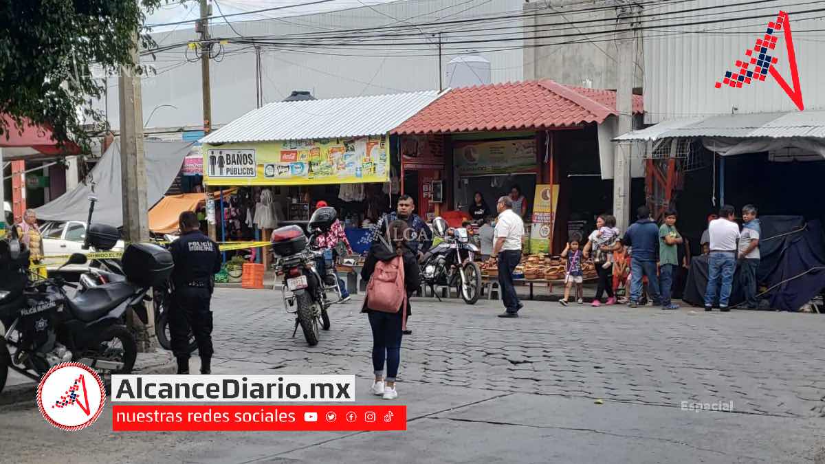 Vendedor se defiende y mata a su asaltante en Mercado La Purísima de Tehuacán