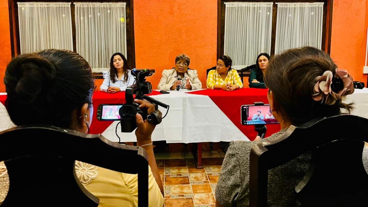 Rueda de prensa del día lunes (04 de septiembre). Fotografía: Especial
