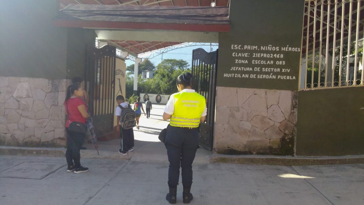Operativo "Escuela Segura" (10 de septiembre). Fotografía: Especial
