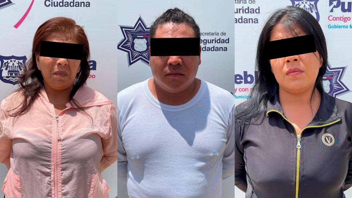 Detención de tres integrantes de "Las Divas". (12 de septiembre). Fotografía: Especial