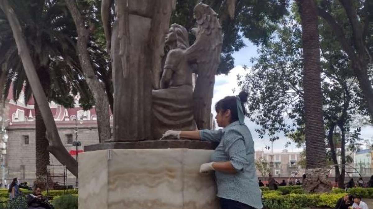 Monumentos del zócalo de Puebla