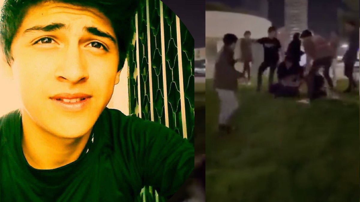 Neto Calderón el joven golpeado en la Estrella de Puebla presenta fractura de cara.
