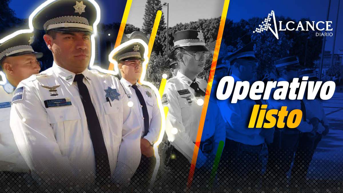 El operativo propicia entornos seguros para los ciudadanos que asistirán este 15 y 16 de septiembre a los festejos organizados por el Gobierno Municipal. Fotografía: Especial