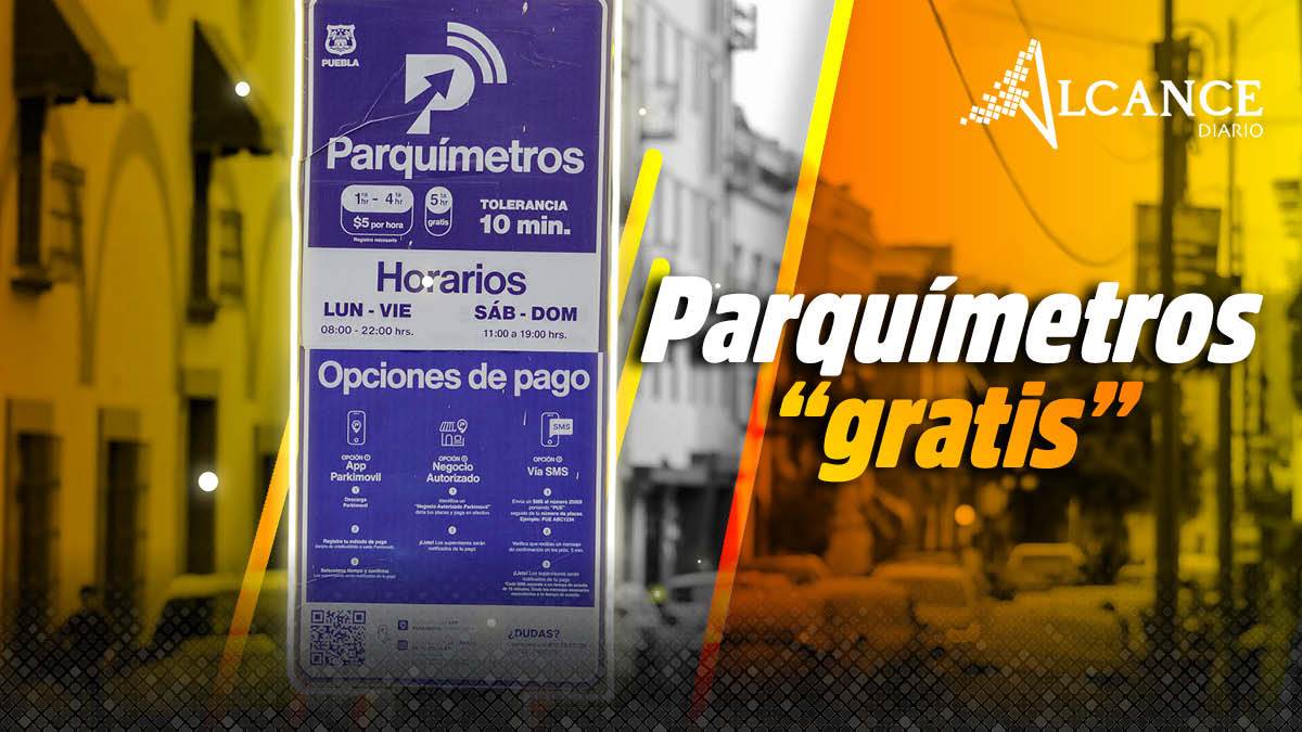 Parquimetros gratis en Puebla