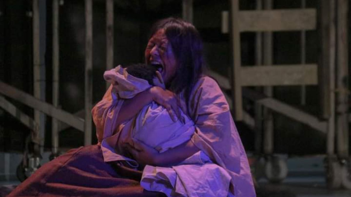 Puesta en escena en el VII Festival de Teatro "Víctor Puebla" (10 de septiembre). Fotografía: Puebla