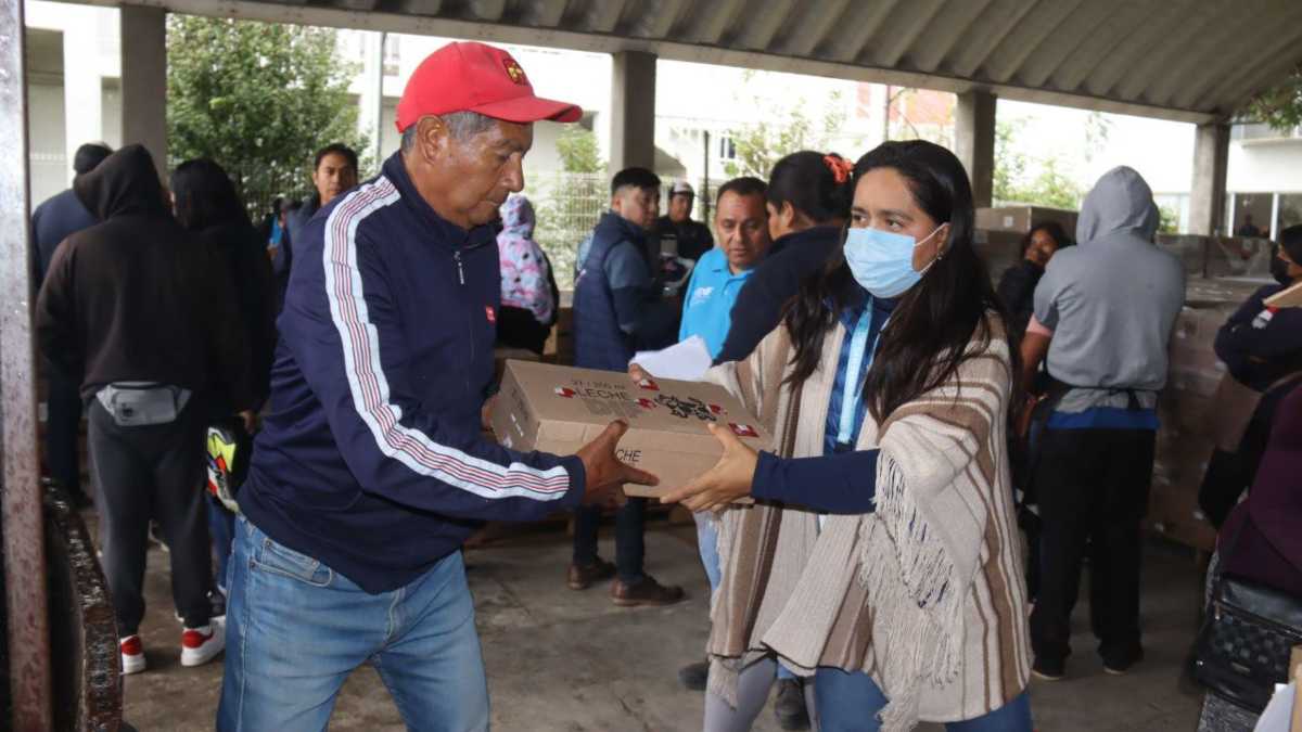 161 mil desayunos son entregados en escuelas de Cholula