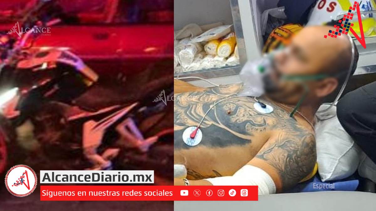 Balean a motociclista en Periférico frente a La Vista, era ladrón