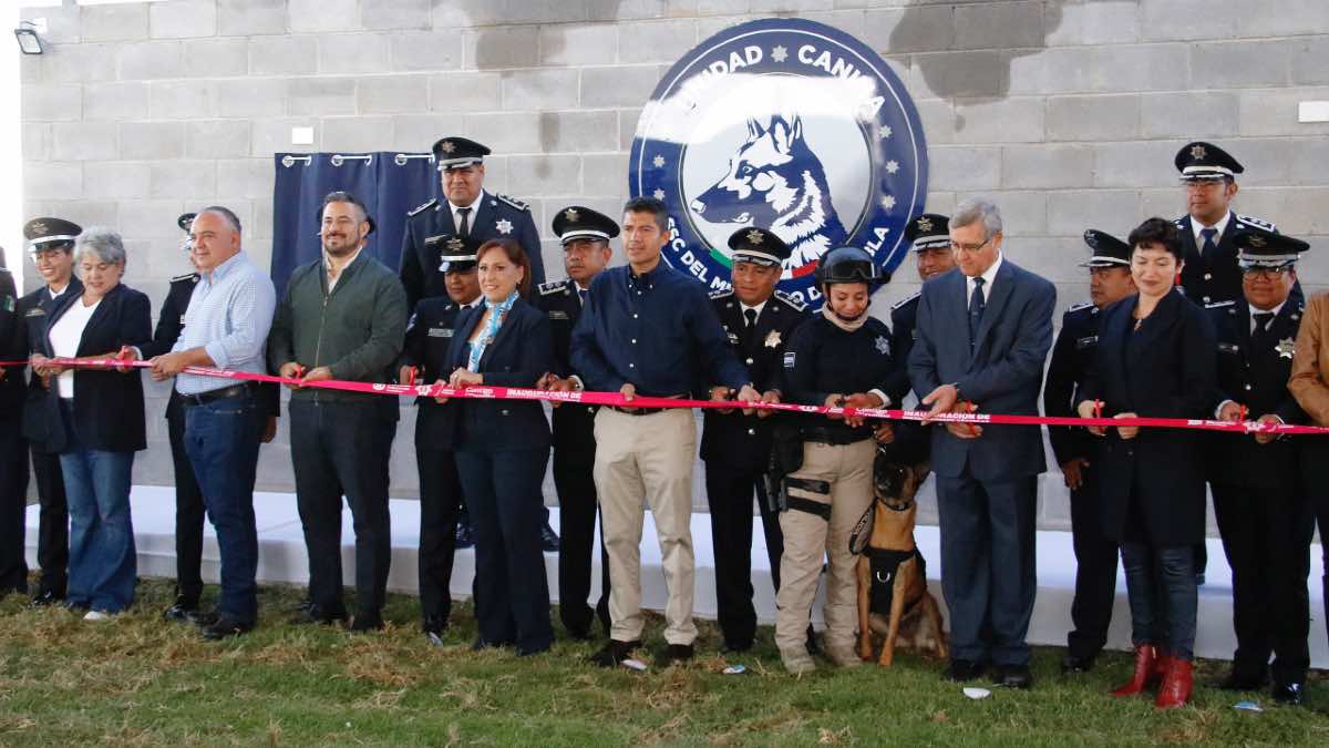 Estrenan instalaciones para la Unidad Canina K9 de la SSC en Puebla