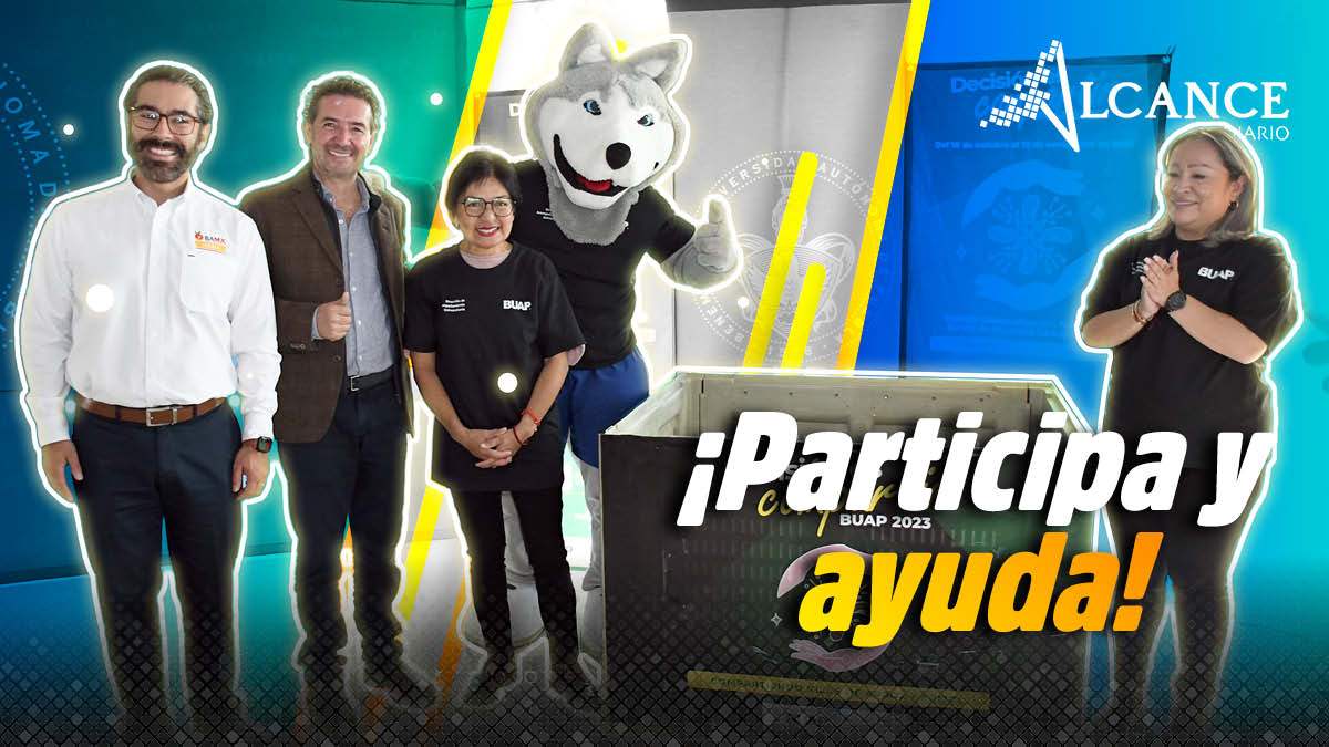 Lanza la BUAP campaña Decisión es compartir para donación de alimentos