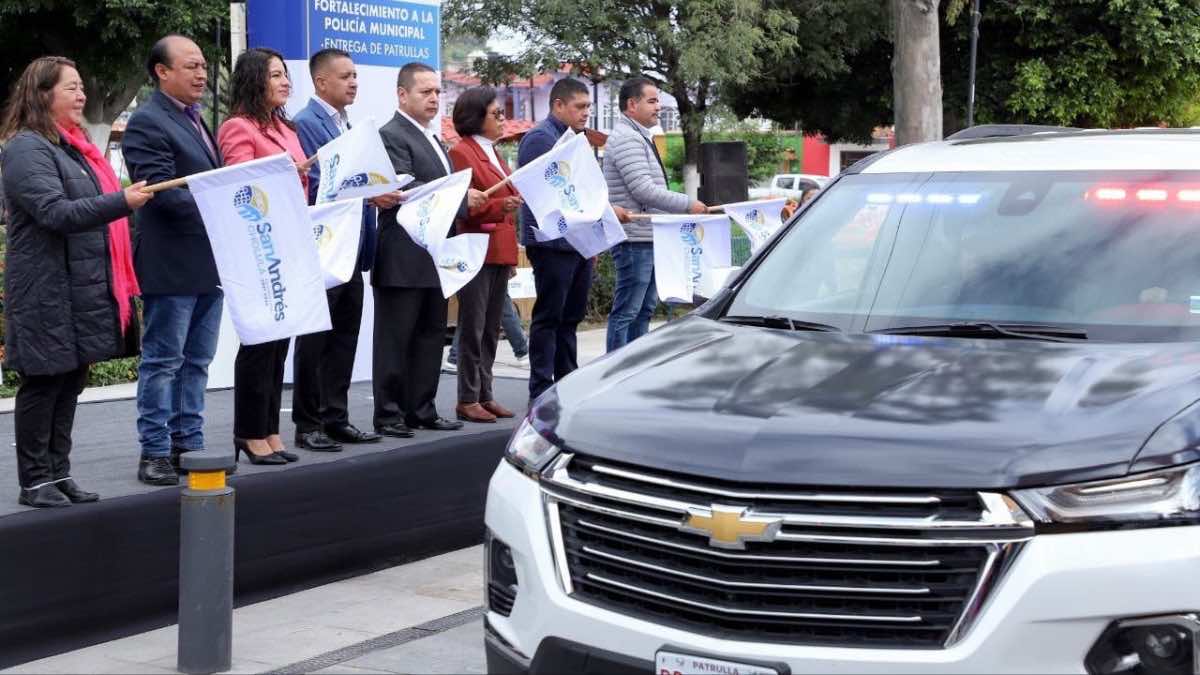 San Andrés Cholula estrena seis nuevas patrullas